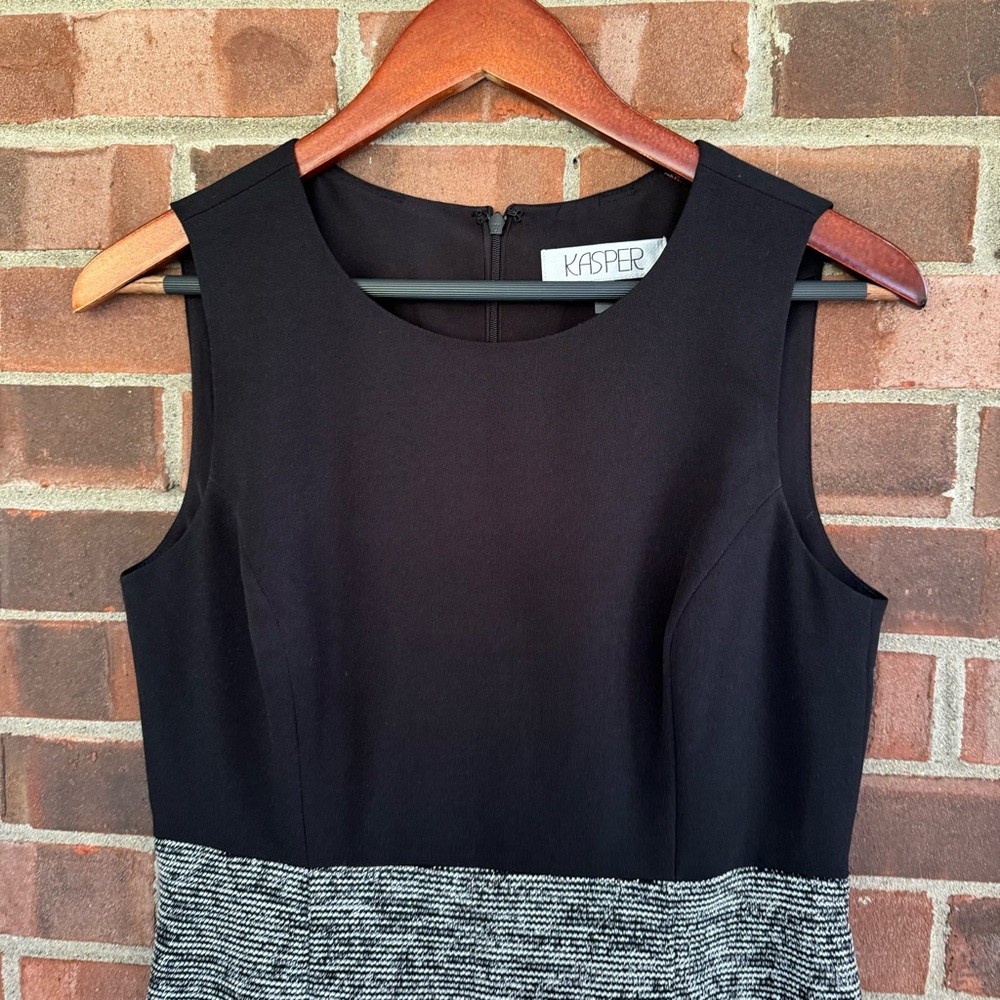 Kasper Color Block Sleeveless Color Block Sheath … - image 2